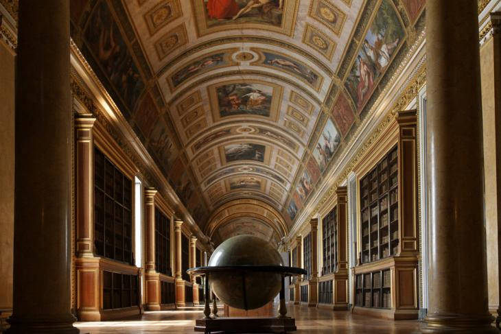 Château de Fontainebleau - La Bibliothèque de Napoléon. Photo : Flicker.