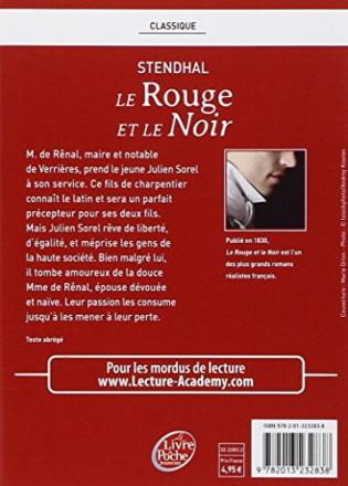 Le rouge et le noir  Texte Abrégé  Viabooks