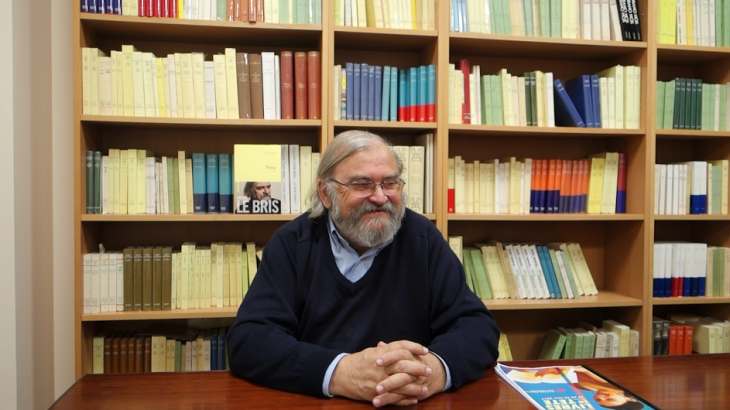 Portrait de Michel Le Bris. Photo Les Livreurs.