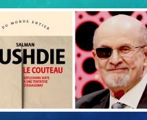 Portrait de Salman Rushdie qui a perdu un œil après l'attaque- Wikipedia