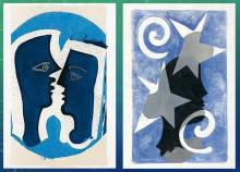 Peintures de George Braque dans l'édition originale de la Lettera Amorosa