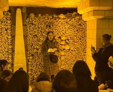 Inauguration des Nuits de la lecture aux Catacombes ( photo CNL)