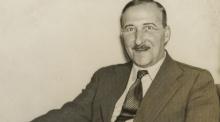 Portrait de Stefan Zweig  publié dans le Correio da Manhã. Source : Wikipedia.